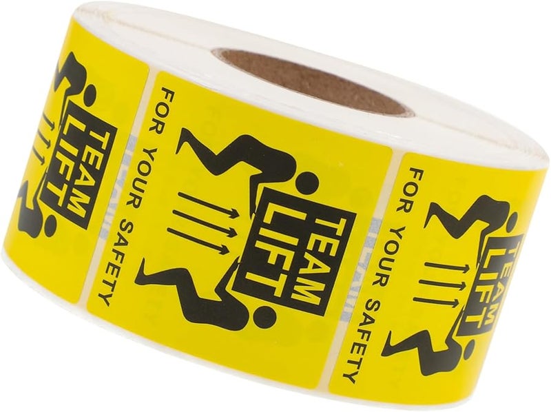Heavy Duty Moving Box Warning Stickers Roll Strong Adhesive Caution Labels - Image 1